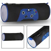 Sarcia.eu Let's Play Zwarte Tube Pennenbakje voor Jongens 22x8x8cm
