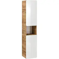 Comad Aruba White 800 FSC kolomkast 170x35cm eiken/wit
