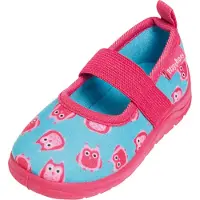 Playshoes 201811_15, Platte schoenen, Dames, Kinderen, Roze, Blauw, Met patroon, Maat 30/31