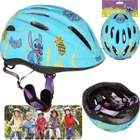Sarcia.eu DISNEY Stitch Turquoise kinderfietshelm, lichtgewicht, verstelbaar 48-52 cm