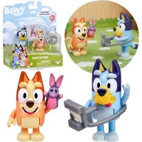 Sarcia.eu Bluey Bingo FIGUURENSET Spelen met FOTOGRAAF, figuren voor kinderen, BEWEEGBARE ELEMENTEN 3+