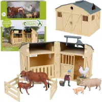 Sarcia.eu Bam Speelset - Boerderijdieren Figuurset, Schuur 3+