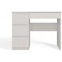Lookway Bureau MILO met laden, linkermodel, wit