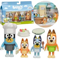 Sarcia.eu Bluey FIGUURENSET Tijd voor dessert PAVLOVA, figuren voor kinderen, BEWEEGBARE ELEMENTEN 3+