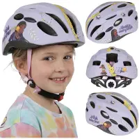 Sarcia.eu DISNEY Wish Veilige IN-MOLD fietshelm voor meisjes, verstelbaar 52-56 cm