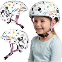 Sarcia.eu DISNEY Minnie Mouse Veilige fietshelm voor meisjes, verstelbaar 52-56 cm