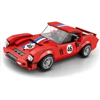 ReoBrix 813 Raceauto, schaal 1:24, bouwblokken auto, 320 onderdelen, vanaf 14 jaar