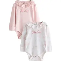 Ted Baker Rompertje/body rosa / wit