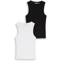 Tom Tailor DENIM Top zwart / wit