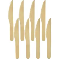 Sarcia.eu Wegwerp houten messen, ECO bestek (8 stuks)