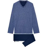 Hom Pyjama lang ' Long Sleepwear Hampton ' navy
