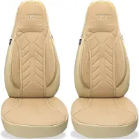 BREMER SITZBEZÜGE Autostoelhoezen voor Citroen C5 Bj ab 2017 – Stoelhoezen voor bestuurder en passagier in Beige