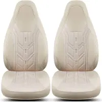 BREMER SITZBEZÜGE Premium Camper stoelhoezen voor Hobby Siesta Alkoven BC5 in Beige (2 losse stoelen)