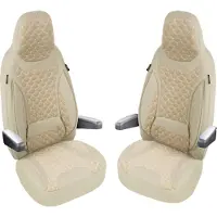 BREMER SITZBEZÜGE Premium Camper stoelhoezen voor Karmann Dexter 4x4 T1 in Beige (2 losse stoelen)
