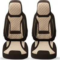 BREMER SITZBEZÜGE Autostoelhoezen voor Lexus UX BJ vanaf 2018 – Stoelhoezen voor bestuurder en passagier in Bruin/Beige