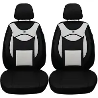 BREMER SITZBEZÜGE Autostoelhoezen voor VW LT Bj 1996-06 – Stoelhoezen voor bestuurder en passagier in Zwart/Wit