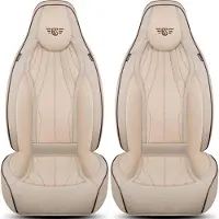 BREMER SITZBEZÜGE Premium Camper stoelhoezen voor Hobby Optima ONTOUR Edition LT3 in Beige (2 losse stoelen)