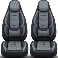 BREMER SITZBEZÜGE Autostoelhoezen voor Mercedes Sprinter Bj 1995-06 – Stoelhoezen voor bestuurder en passagier in Zwart/Grijs