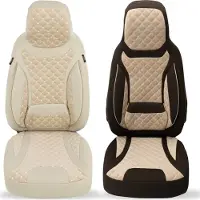 BREMER SITZBEZÜGE Premium Camper stoelhoezen voor Adria Twin Max DPL504 in Zwart (2 losse stoelen)