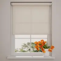 Coulisse Rolgordijn Easy Lichtdoorlatend - Sand - 75 x 275 cm