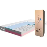 TULENA Matras , 140 x 190 cm, comfortschuim, medium/medium stevig, H3/H4, Basic, 18 cm. Dubbelzijdige matras. Antibacteriële hoes met rits