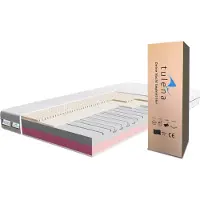 TULENA Matras 120 x 200 cm. Comfortabele schuimmatras, zacht/medium zacht, H2/H3. Comfort Plus, 20 cm dik. Dubbelzijdig matras. Antibacteriële hoes met rits
