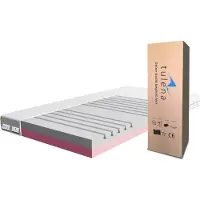 TULENA Matras 120 x 190 cm. Comfortabele schuimmatras, zacht/medium zacht, H1 / H2. Basic model, 14 cm dik. Dubbelzijdig matras. Antibacteriële hoes met rits