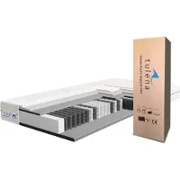 TULENA pocketveringmatras, 120 x 200 cm, met traagschuim H2/H3 - wasbare tijk - Comfort