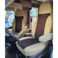 BREMER SITZBEZÜGE Camper Stoelhoezen & Beschermhoezen voor Fiat Ducato Citroen Jumper Peugeot Boxer | Op Maat Gemaakte Voorstoelhoezen | Halfintegraal, Buscamper & Alkoof | Bestuurder & Passagier