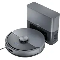 Medion Robotstofzuiger met afzuigstation en dweilfunctie X22 SW+ (lasernavigatie, 5.000 Pa, 2-in-1, nauwkeurige mapping, no-go zones, meerdere etages, MD 100021) blauw