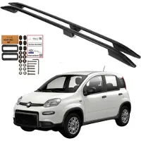 Erkul Dakrails FIAT PANDA vanaf 2012 Zwart Aluminium Duurzaam Massief