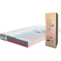 TULENA Matras 180 x 200 cm. Comfortschuim, medium zacht / medium hard (H3 / H4). Comforthoogte 20 cm. Dubbelzijdig matras. Antibacteriële hoes met rits