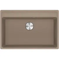 Franke Maris Inbouwspoelbak, Fragranit wasbak MRG 610-72 A, kleur: Cashmere, bediening: handmatig, geschikt vanaf 80 cm. Artikelnummer: 114.0658.