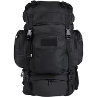 Mil-Tec Backpack Commando Black -55L back pack zwart - Leger rugzak