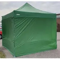 Pártystany-Jičín s.r.o. Knip-en-plak partytent 2x2 meter, aluminium, standaard kwaliteit, 450 g/m², met volledige zijwanden, kleur: groen