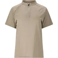 Endurance - Women's Crow Melange Cycling/MTB S/S Shirt - Fietsshirt 46, beige