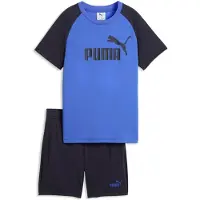 Puma Trainingspak blauw / zwart
