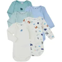 Petit Bateau Kinder bodies 5 BODIES US ML kind 3 maanden