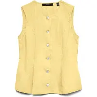 Vero Moda Bodywarmer 'VMSELMA' geel