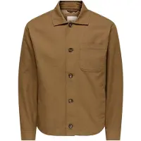 Only & Sons Overhemd 'ONSRONNIE' bruin