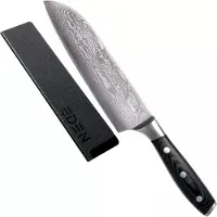 Eden Küchenmesser Classic Damast santoku met mesbeschermer