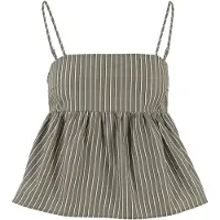 Urban Classics Top olijfgroen / wit