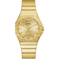 GUESS Analoog horloge 'JAQ' goud