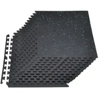 Vevor 24 x Puzzelmat Vloerbeschermingsmat 610 x 610 x 14 mm