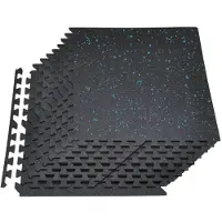 Vevor 24 x Puzzelmat Vloerbeschermingsmat 610 x 610 x 10 mm