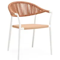 Suns Matera dining tuinstoel aluminium/touw 4 stuks