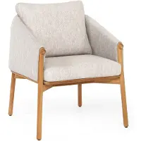 Suns Bellano Dining Chair Teak/Sunproof Outdoor‑Stoff 2 stuks