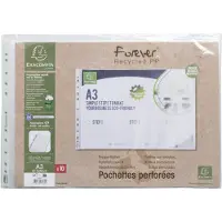 Exacompta Forever Showtassen A4 Liggend Transparant 11 gaten 6230E 10 Stuks