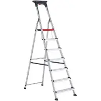 Altrex Double Decker Huishoudtrap - Aluminium - 7 Treden - Max. Werkhoogte 3,45m