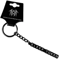 Rock Off Sleep Token - Text Logo Sleutelhanger - Zwart/Wit